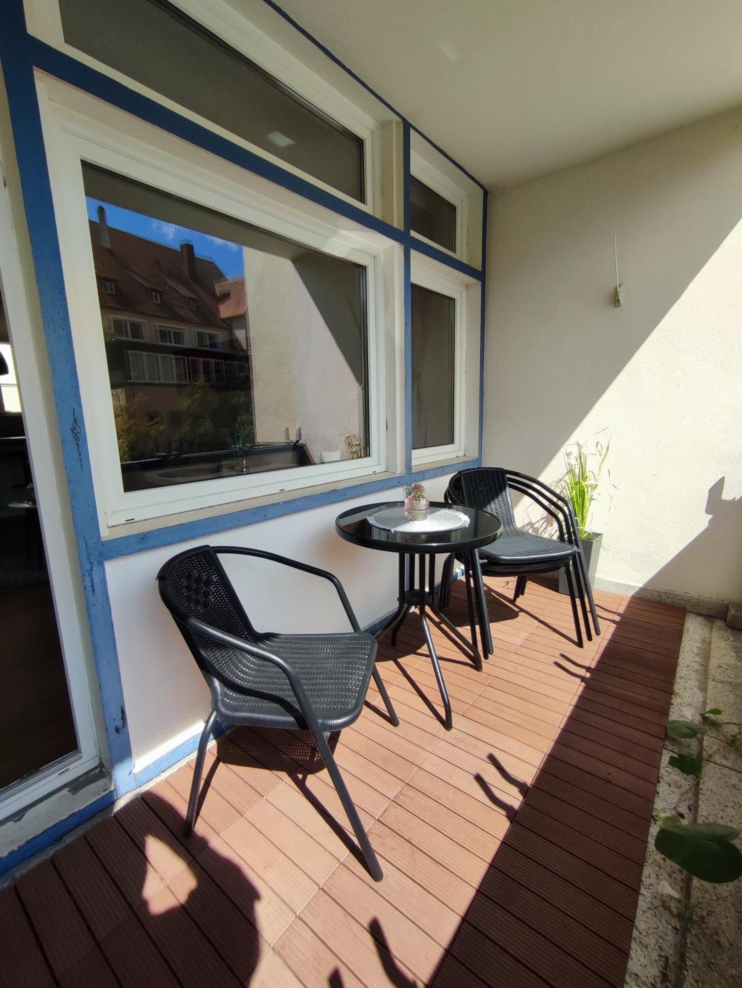 100M Zum Ulmer Muenster: 57M² Wohnung An Der Blau Exterior foto